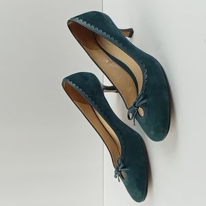 Vintage Ann Taylor Loft Suede Pumps